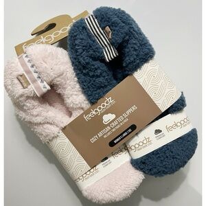 Feelgoodz • NWT Aurora Slipper Socks Set - Pink and Blue